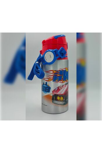 HOT WHEELS Lisanslı Özel Koleksiyon Alüminyum Okul Matara 500 ml