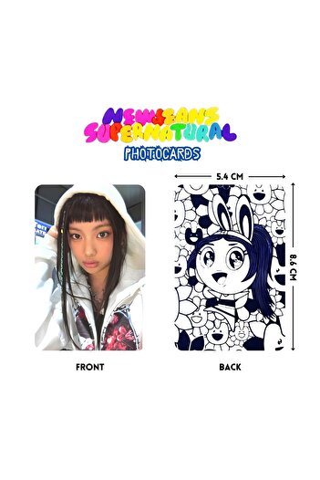Kpop Dünyasi NEW JEANS '' Supernatural '' Photocards Set 2