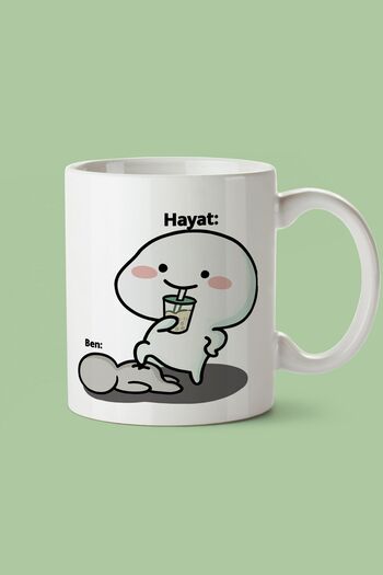 gavebutik Life, Me" Printed Gift Mug Cup