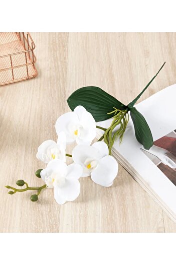 MD Aspiz Flowers 1Pc Artificial Wet Orchid Flower _ Bouquet Bunch Ivy Tree Plant Dry Bride Gift No Pot