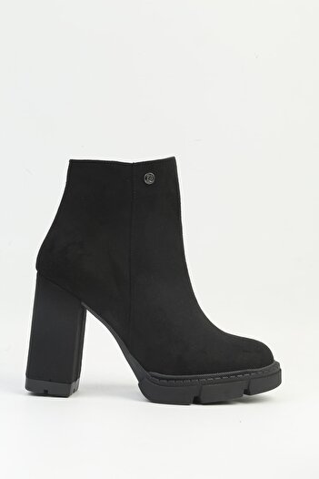 Pierre Cardin ® |   Pc-54139Women's Black Suede Platform Heel Boots