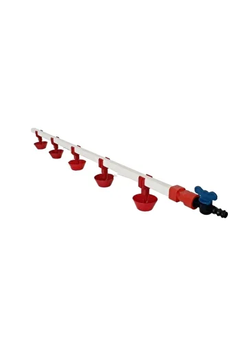 A.C.E.K PLASTİK Automatic Nipple Chicken Chick Drinker Spring Bowl (1 Meter)