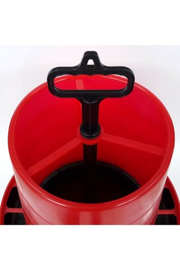 A.C.E.K PLASTİK Automatic Standing Chicken Feeder 25 Kg Top Filling (2 Pieces)
