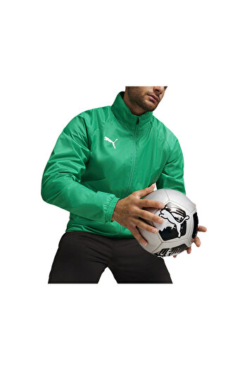 Puma Чоловічий футбольний тренувальний дощовик - Teamgoal All Weather Jacket, зелений 65903805