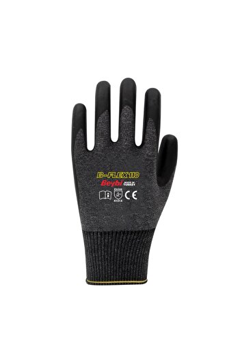Beybi B-flex110 Lycra Nitrile Work Gloves 12 Pairs 9 Size