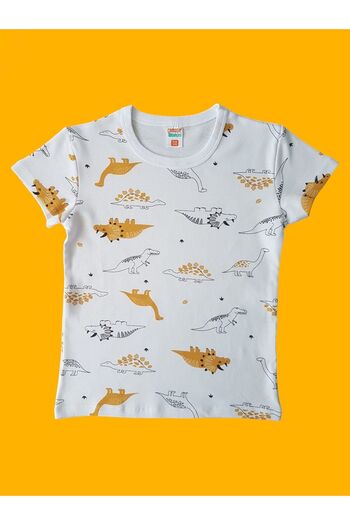 Çamaşır Bahçesi Short Sleeve Patterned Children's Pajama Set#printed children's pajamas#caradesenlipijama#laundry garden