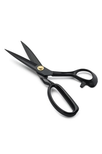 FDMSTAR Fs-11 Black Stainless Steel Scissors - 11 Inch (27.5CM)