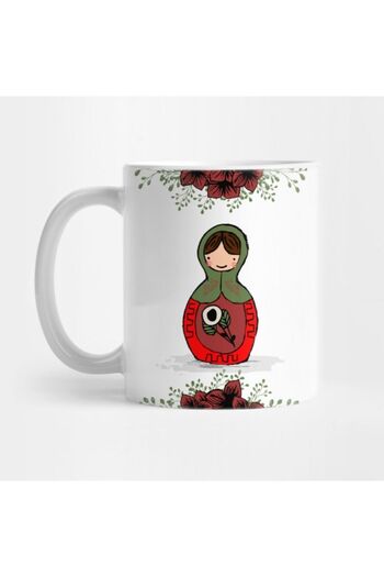 TatFast كوب دمية روسية، هدية، مهر، حامل عرض
