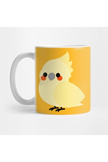 TatFast Yellow Cockatiel Mug, Gift, Dowry, Presentation Holder