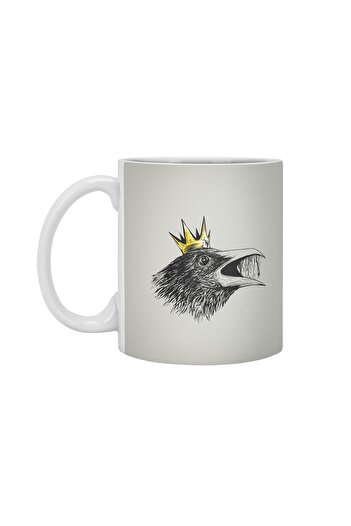 Fizello كوب أبيض من King Of Crows، هدية، مهر، حامل عرض