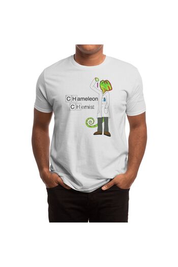 Fizello Chameleon Chemist Unisex Біла футболка