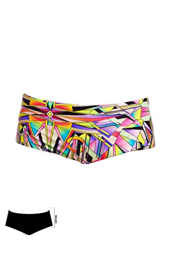 Funky Trunks Men's Training Swimsuit - Scissor Kick, 14cm Trunks