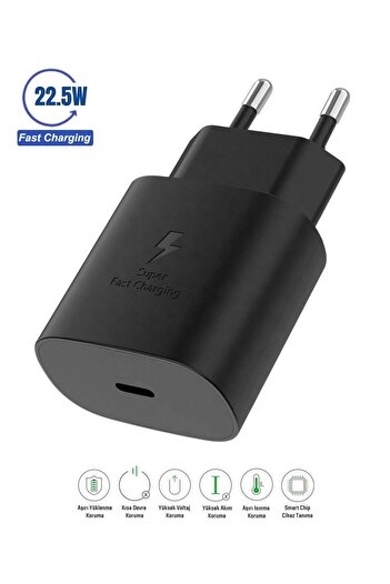 HANPORIUM Samsung Galaxy S25 Ultra Uyumlu 25w Type-c To Type-c Hızlı Şarj Adaptörü - Ithalatçı Garantili