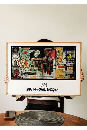ARTHOUSECOLLECTIVE Jean-Michel Basquiat Poster - Unframed Poster in Painting Dimensions