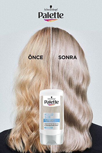 Palette Schwarzkopf Küllü SarıTurunculaşma Karşıtı Saç Toneri Küllü Sarı