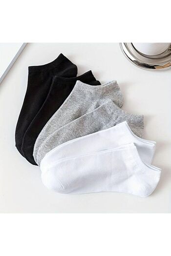 Line Smart Set of 6 Unisex Cotton Comfortable Booties Socks