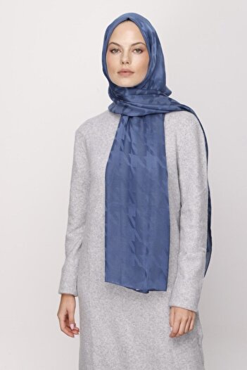 VALORSCARF Ozalit Kazayağı Desen İpeksi Jakar Şal