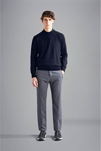 PAUL&SHARK VISCOSE CREW NECK JUMPER