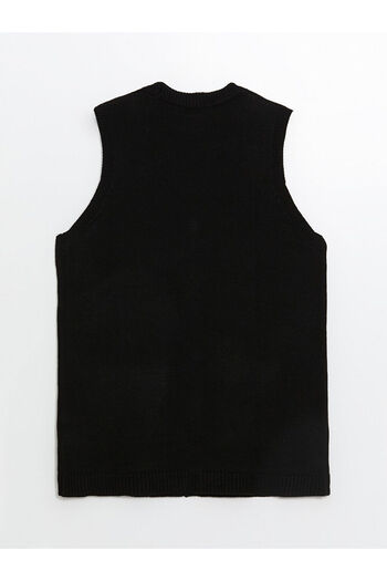 LC Waikiki V-Neck Patterned Women's Knitwear Vest