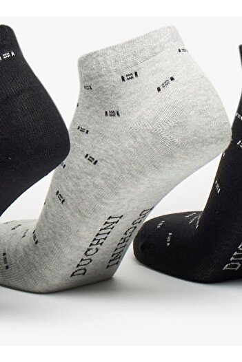 Duchini Textured Ankle Length Socks - Set of 5