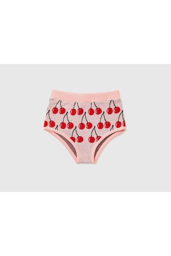United Colors of Benetton Tricotaj Copii Cu Motiv Fructe Chiloți Pantaloni Scurt - Mix