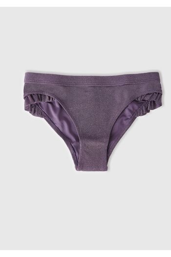 United Colors of Benetton Purple Frilly Girl's Bikini - Adjustable Strap