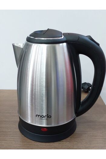 Morio Silver Stainless Steel Water Heater