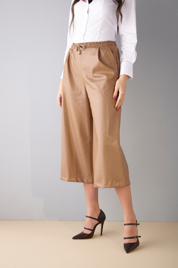 AYAKKABI PRENSİ Feronia Brown Matte 10 cm Дамски обувки с висок ток, обувки с висок ток