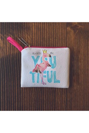 Filemo tasarım Flamingo Mini Std Coin Purse - Classic Design