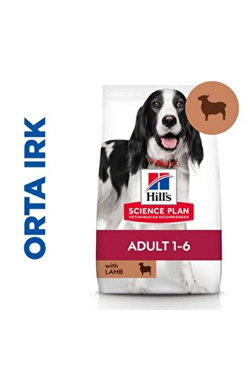 Hills Science Plan Hills Medium Adult Kuzu Etli Yetişkin Köpek Maması 14kg