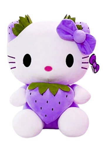 KASEM HOBİ DÜNYASI Hello Kitty MOR Peluş 50cm