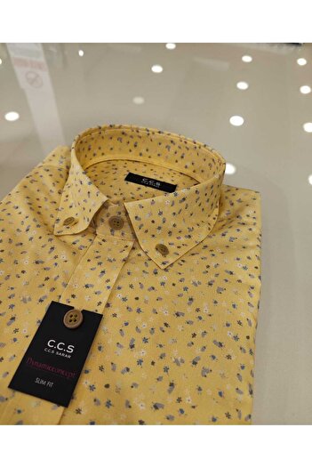 Sarar CCS Sarar Elisa Baskı Desen Slimfit Gömlek