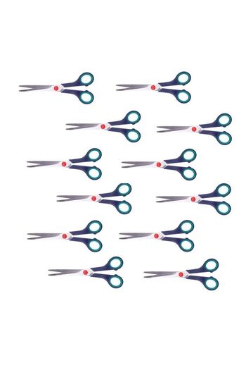 FDM Taksun Plastic Handle Tailor Scissors 7 Inch 18cm C2007 12 Pieces