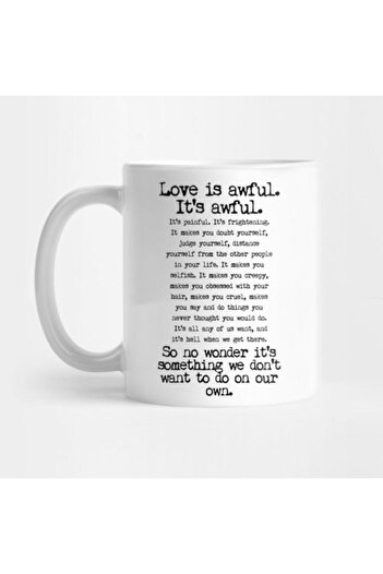 TatFast Fleabag Love Quote| Fleabag Wedding Speech Kupa, Hediyelik, Çeyizlik, Sunumluk