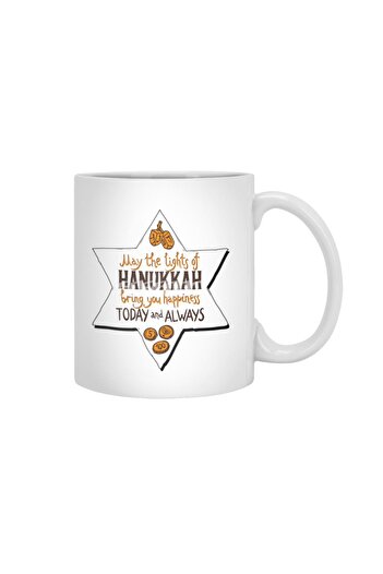 Fizello Nice Hanukkah, Hanukka, Lichterfest Jude Gift White Mug