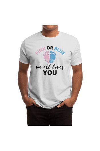 Fizello Pink and Aged T-Shirt for Men and Women - Baby Gender Reveal Ideas