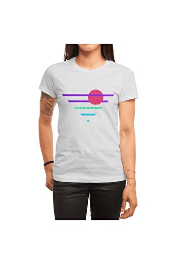 Fizello 80-ті Neon Cocktail Unisex Біла футболка