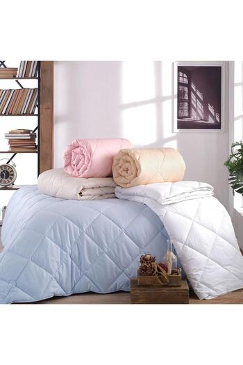 Altınbaşak Ranforce Single Cream Silicone Quilt