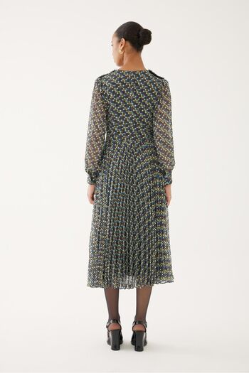 Exquise Rochie cu decolteu în V cu model