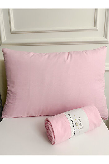 Rimo Home Ranforce Single Elastic Sheet Set - 100x200 + 50x70 Pillow Case
