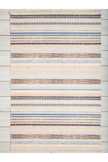 Oriente Home Scandinavian Patterned Cream Chenille Machine Carpet Runner Washable Hallway Carpet 7777