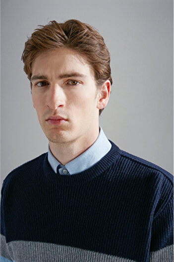 PAUL&SHARK MEN'S KNITTED ROUNDNECK C.W. WOOL