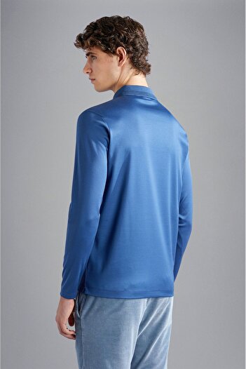 PAUL&SHARK MEN'S KNITTED POLOSHIRT C.WCOTTON