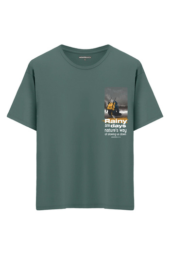 Mounte Bianca Unisex Rainy Day - Μπλουζάκι Oversize