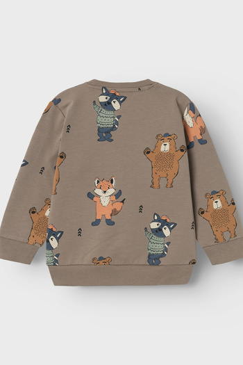 name ıt Running Sweatshirt - Brown