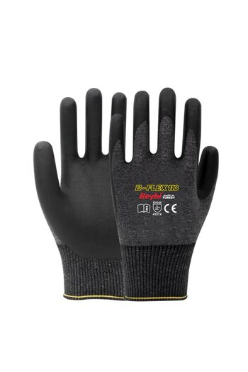 Beybi B-flex110 Lycra Nitrile Work Gloves 12 Pairs 9 Size