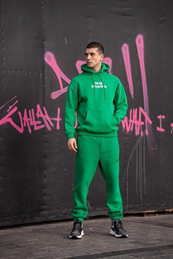 HYPERS Hooded Hoody and Jogger Set - Crown Printed