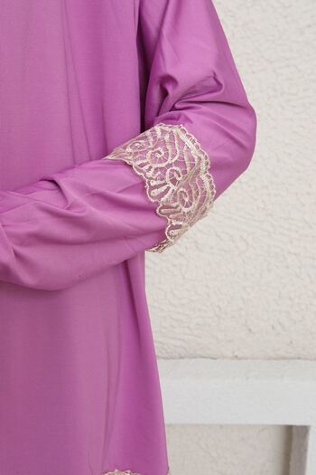 Kutay Collection Double Piece Seasonal Hijab Prayer Dress - Anti-Sweat Clothing and Flowy Ferace