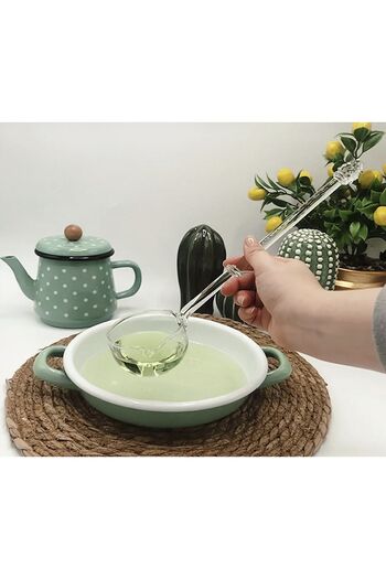 Vivien Home Isiya Durable Glass Food Ladle