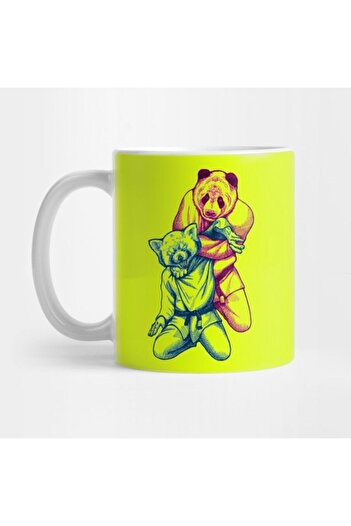 TatFast Martial Arts - Way of Life # 4 - Panda Vs Red Panda - Jiu Jitsu, Bjj, Judo Submission Mug
